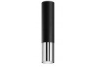 Бра Sollux Lighting LOOPEZ, GU10 1x40W, 1x12W LED, чорний/хром