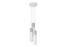 Lampa навісна Sollux Ligthing BORGIO 3P, GU10 3x40W, 3x12W LED, біла