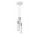 Lampa навісна Sollux Ligthing BORGIO 3P, GU10 3x40W, 3x12W LED, біла