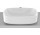 Умивальник на стільницю 50 cm, овальна, Roca FINECERAMIC - Біла