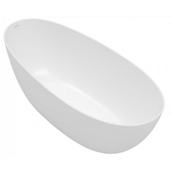 Ванна вільностоячий овальна Villeroy & Boch Antao SilentFlow, 170x75cm, Quaryl, weiss alpin