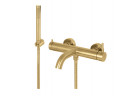 Настінний змішувач для ванни Vema Otago, кран 202mm, brushed gold