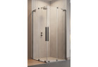 Кабіна Radaway Furo SL KDD 120, profil gunmetal szczotkowany, скло прозоре, частина ліва