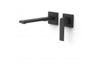 Element настінний do podtynkowego korpusu baterii umywalkowe TRES Slim Exclusive, кран 240mm, чорний матова