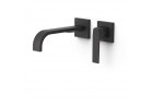 Element настінний do podtynkowego korpusu baterii umywalkowe TRES Slim Exclusive, кран 240mm, чорний матова