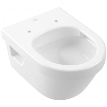 Раковина WC туалет Compact bez kołnierza wewnętrznego, podwiaszana, Villeroy & Boch Architectura, Weiss Alpin CeramicPlus