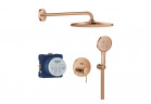 Прихований душовий комплект з верхнім душем Rainshower Mono 310 Grohe Essence , warm sunset