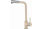 Кухонний змішувач Franke Sirius L Side pull-out , висота 333mm, obrotowa i висувний злив, бежевий/хром