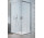 Кабіна Radaway Alienta D 800x1000 mm прямокутна з дверми двосекційними, скло прозоре, хром