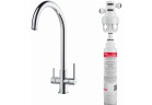 Кухонний змішувач do wody filtrowanej Franke Lina clear water , висота 272mm, obrotowa кран, хром