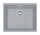 Zlewozmywak Franke Tectonite Sirius SID 110-50, 525 x 440x mm do podbudowy - kamienny сірий