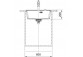 Zlewozmywak wbudowywany, Franke Maris MRG 610-37 ,чорний злив, чорний мат.