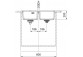 Zlewozmywak wbudowywany, Franke Maris MRG 620-35-35 ,чорний злив чорний мат.