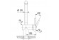 Змішувач kuchena Franke Atlas Neo, висота 297mm, antracyt