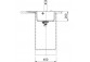 Zlewozmywak Franke Centro CNG 611-62 TL, ociekacz з лівої сторони, білий polarny