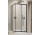 Кабіна Radaway Alienta D 800x900 mm прямокутна з дверми двосекційними, скло прозоре, profil чорний