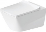 Раковина WC Duravit DuraStyle підвісна Rimless 37x54 cm, туалет, біла з покриттям WonderGliss