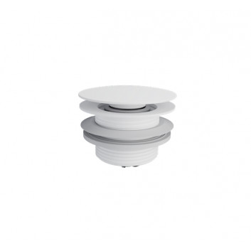 Клапан для ванни Excellent, click-clack - білий мат.