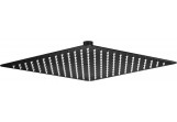 Верхній душ душова stalowa 250x250mm, Deante Cascada - nero (чорний мат.)