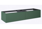 Komoda Look Slim 160 2S, Elita, forest green мат.