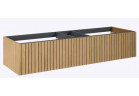 Komoda Slim 160 2S, Elita Asami, дуб натуральний fornir