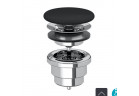 Клапан раковинний без переливу Villeroy & Boch Pure Black, чорний