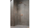 Душова кабіна walk-in Radaway Modo New Brushed Copper II з вішаком, 90x200cm, скло прозоре, profil szczotkowana мідь