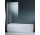 Ширма для ванни Novellini Aurora 1 - 80x150 cm, складаний, profil хром, прозоре скло 