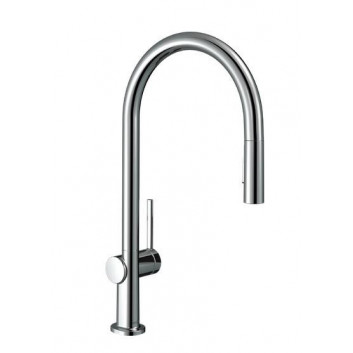 Кухонний змішувач Hansgrohe Talis M54 220 1jet, підлогова, obracana кран, Сталь Szlachetna Finish