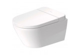 Раковина туалетна навісна Duravit SensoWash D-Neo Compact, 58x37,5 cm, powłoka HygieneGlaze з сидінням myjącą - білий глянець