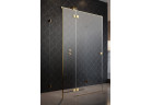 Фронт для душової кабіни Radaway Essenza Pro Gold KDJ+S 100, ліве, розпашні, скло прозоре, 1000x200mm, profil золотий szczotkowany