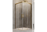 Душова кабіна Radaway Idea Gold KDD 110, частина ліва, 1100x2005mm, розсувні двері, profil золотий szczotkowany