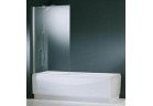 PYTAJ O RABAT ! Ширма Novellini Aurora 5 1-секційний stały - 85x150H cm, білий профіль, прозоре скло 
