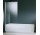 PYTAJ O RABAT ! Ширма Novellini Aurora 5 1-секційний stały - 85x150H cm, білий профіль, прозоре скло 