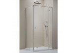 Бічна стінка S1 70 Radaway Essenza New Black KDJ 66.7-68.2-200cm, profil чорний, скло прозоре