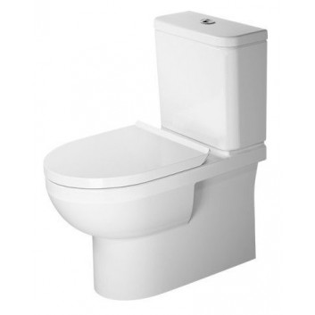 Раковина туалетна навісна Compact Duravit Rimless DuraStyle - біла з покриттям WonderGliss