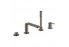 Однорычажный для ванны Grohe Lineare на 4 отвори - brushed hard graphite
