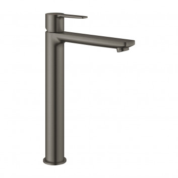 Змішувач для умивальника Grohe Lineare, одноважільний, висота 180mm, brushed hard graphite