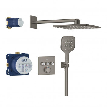 Прихований душовий комплект Grohe Grohtherm Smartcontrol, термостатичний, 2 виходи wody, хром