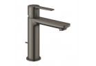 Змішувач для умивальника Grohe Lineare одноважільний, з автоматичноб пробкою - brushed hard graphite