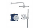 Душовий комплект Grohe Grohtherm SmartControl, прихований, змішувач термостатичний, з верхнім душем Euphoria 260 - хром