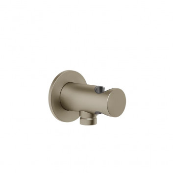 Кутове підключення Gessi Anello, з важелем - Copper Brushed PVD