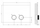Кнопка спуску Gessi, dla stelaży Sigma 8 i 12 - Black Metal Brushed PVD