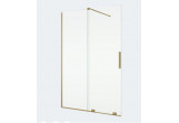 Стінка walk-in Sanswiss Ronal Amalia D35S2, 120x200 cm, універсальна, вільностоячий двочастинна/двосекційна з елементом з розсувним - прозоре скло, profil золотий szczotkowany
