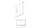 Душова кабіна Radaway Furo-SL Walk-in 1200x2000mm, правий варіант, profil чорний
