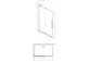 Душова кабіна Radaway Furo-SL Brushed Gold Walk-in 1200x2000 mm, правий варіант - скло прозоре, profil золотий szczotkowany