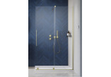 Душова кабіна Radaway Furo-SL Brushed Gold Walk-in 1200x2000 mm, правий варіант - скло прозоре, profil золотий szczotkowany