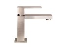 Змішувач для умивальника Gessi Rettangolo без пробки - Finox Brushed Nickel
