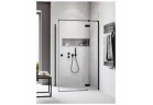 Двері душові Radaway Essenza New Black KDJ 100 cm, праве - прозоре скло з покриттям Easy Clean, profil чорний мат.