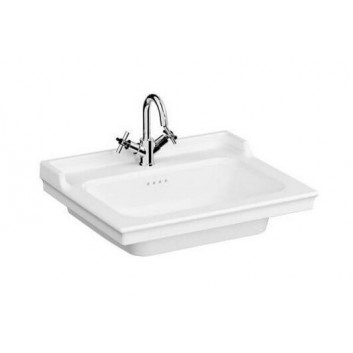 Підвісний унітаз WC Vitra Valarte, 54x35,5cm, bezkołnierzowa, білий